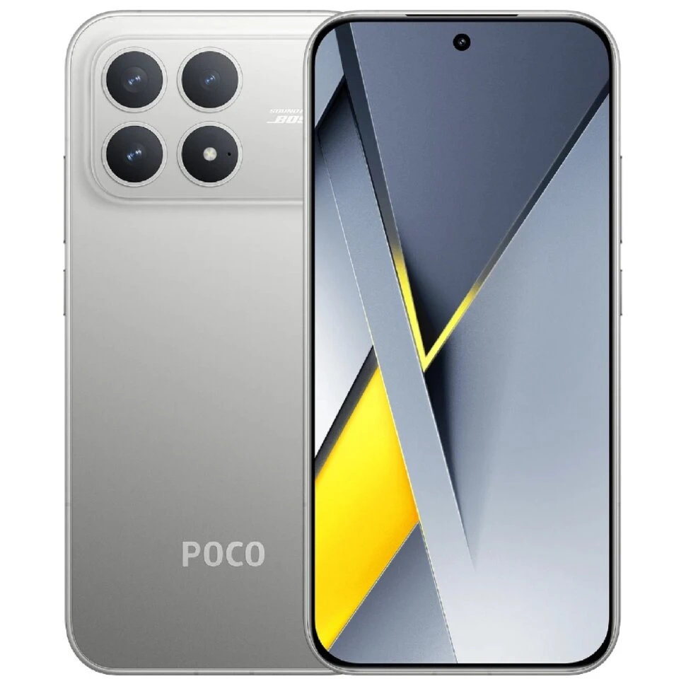 Смартфон Xiaomi POCO F8 Pro 12/512GB Серебро (Titanium Silver)