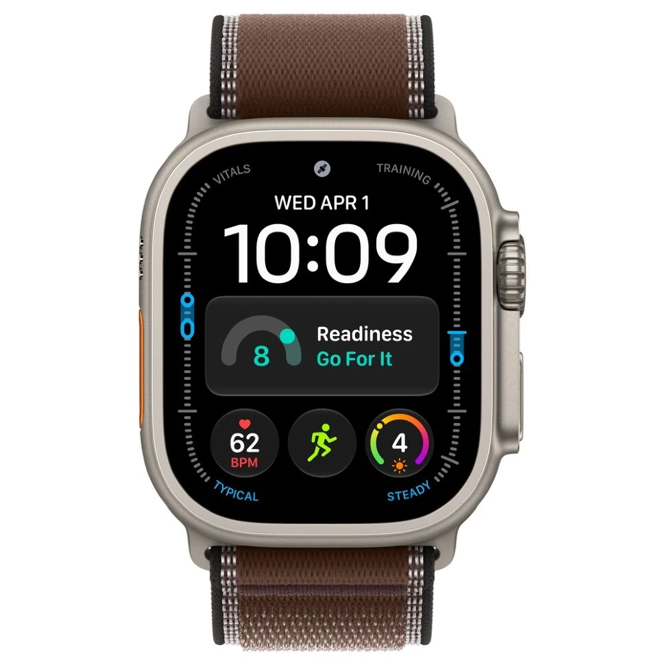 Умные часы Apple Watch Ultra 4 49mm Natural Titanium Case with Dark Umber Trail Loop (S/M)