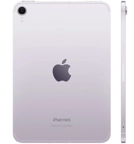 Планшет Apple iPad mini (2024) 128GB Wi-Fi + Cellular Фиолетовый
