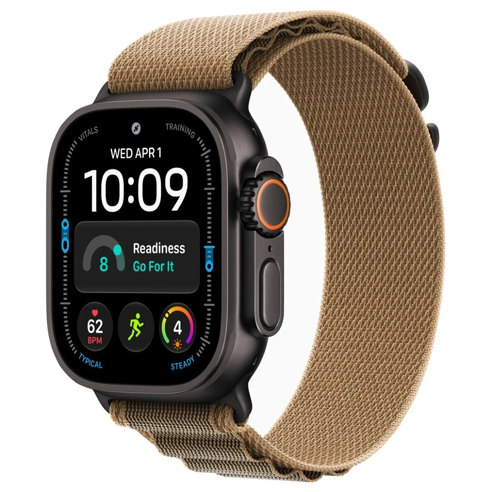 Умные часы Apple Watch Ultra 4 49mm Black Titanium Case with Desert Alpine Loop (L)