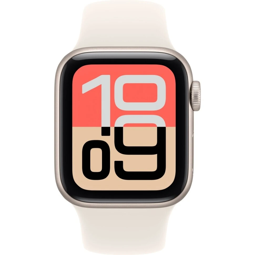 Умные часы Apple Watch SE 3 40mm Starlight Aluminum Case with Starlight Sport Band (S/M)