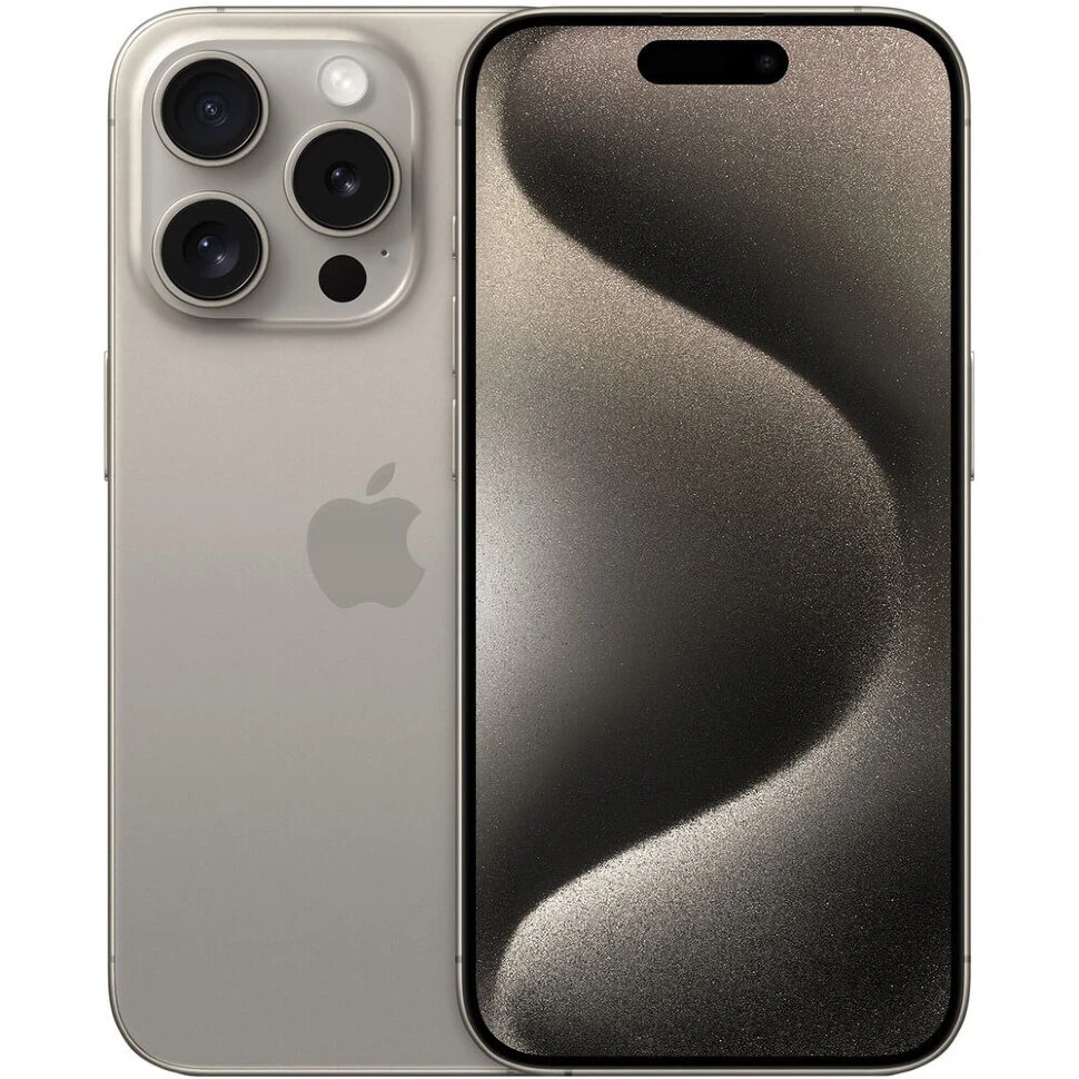 Смартфон Apple iPhone 15 Pro 1024GB Натуральный титан (Natural Titanium) Sim+eSim