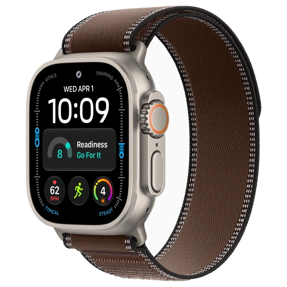 Умные часы Apple Watch Ultra 4 49mm Natural Titanium Case with Dark Umber Trail Loop (M/L)