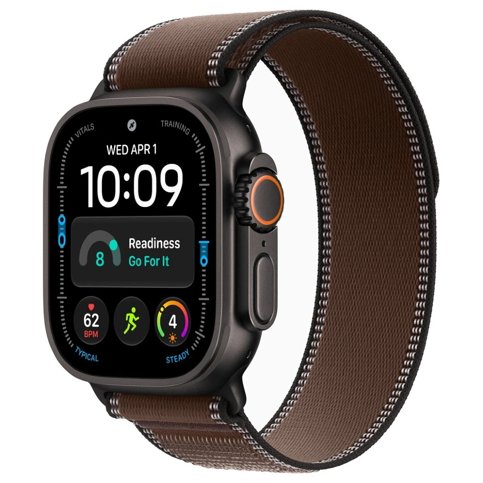 Умные часы Apple Watch Ultra 4 49mm Black Titanium Case with Dark Umber Trail Loop (M/L)