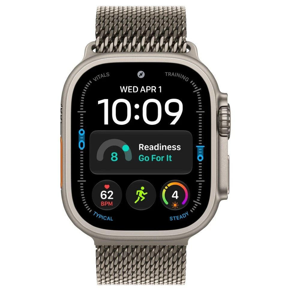 Умные часы Apple Watch Ultra 4 49mm Natural Titanium Case with Natural Titanium Milanese Loop (M)