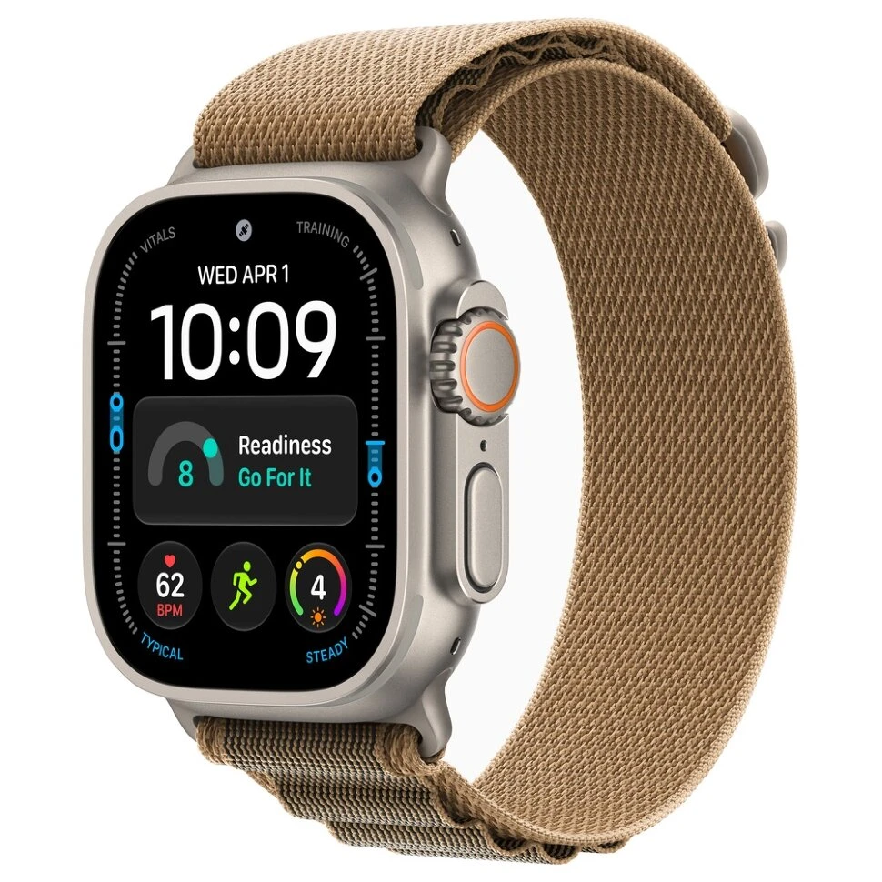 Умные часы Apple Watch Ultra 4 49mm Natural Titanium Case with Desert Alpine Loop (M)