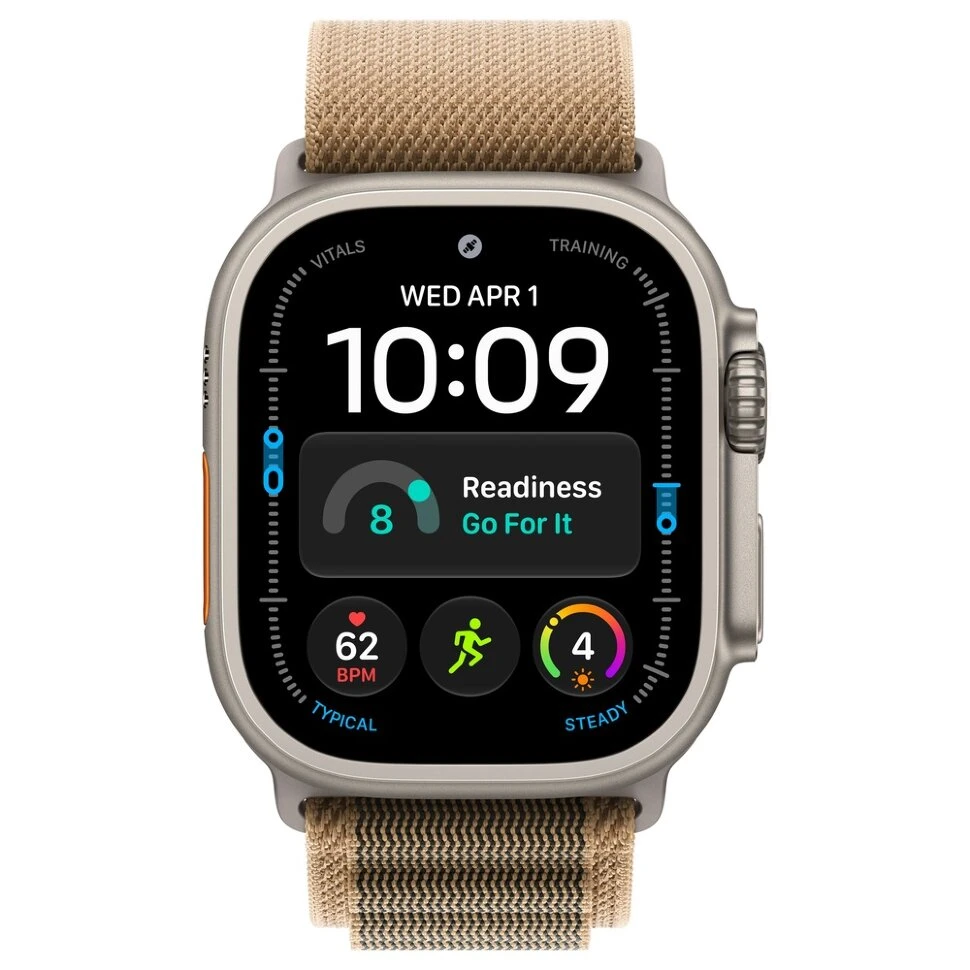 Умные часы Apple Watch Ultra 4 49mm Natural Titanium Case with Desert Alpine Loop (M)