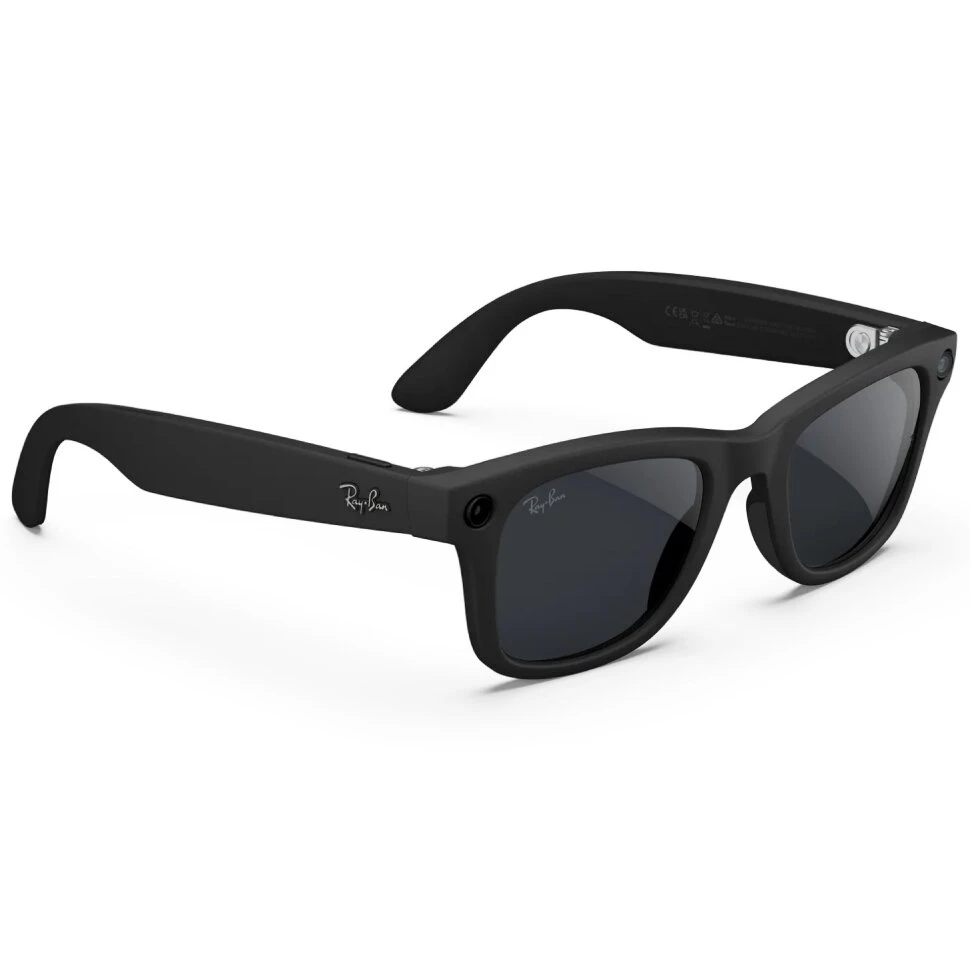 Умные очки Ray-Ban Wayfarer (Gen 2) Matte Black Clear/Grey Transitions (M)