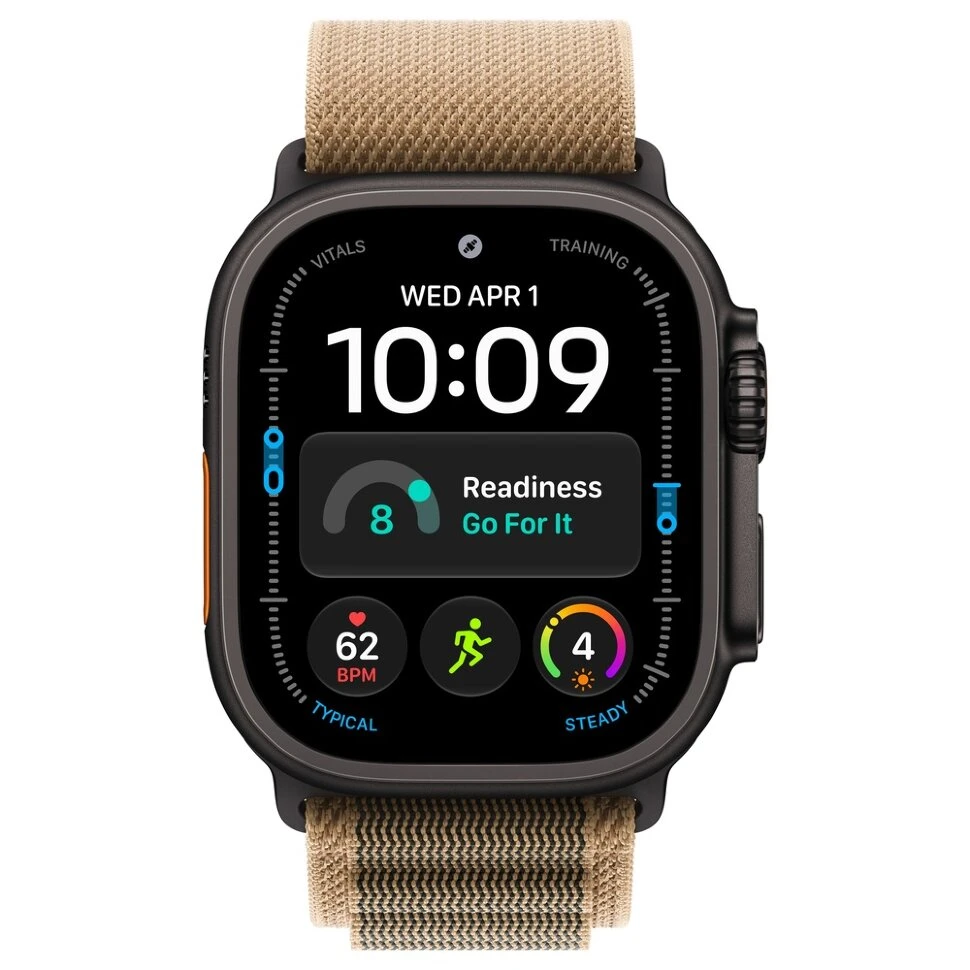 Умные часы Apple Watch Ultra 4 49mm Black Titanium Case with Desert Alpine Loop (S)