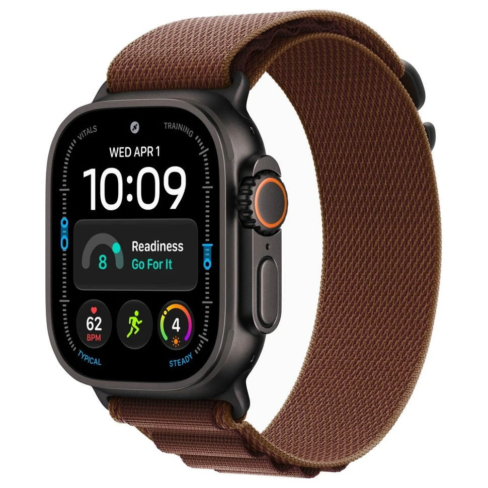 Умные часы Apple Watch Ultra 4 49mm Black Titanium Case with Burgundy Alpine Loop (L)