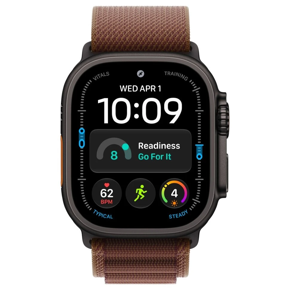 Умные часы Apple Watch Ultra 4 49mm Black Titanium Case with Burgundy Alpine Loop (L)