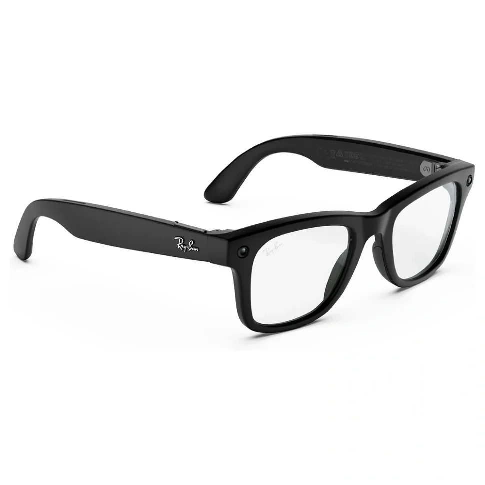 Умные очки Ray-Ban Wayfarer (Gen 3) Matte Black Clear (L)