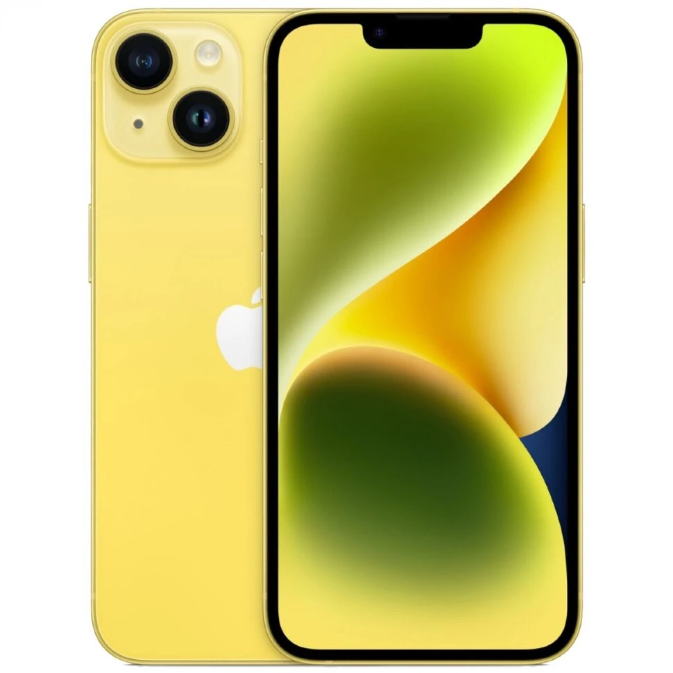 Смартфон Apple iPhone 14 128GB Желтый (Yellow)