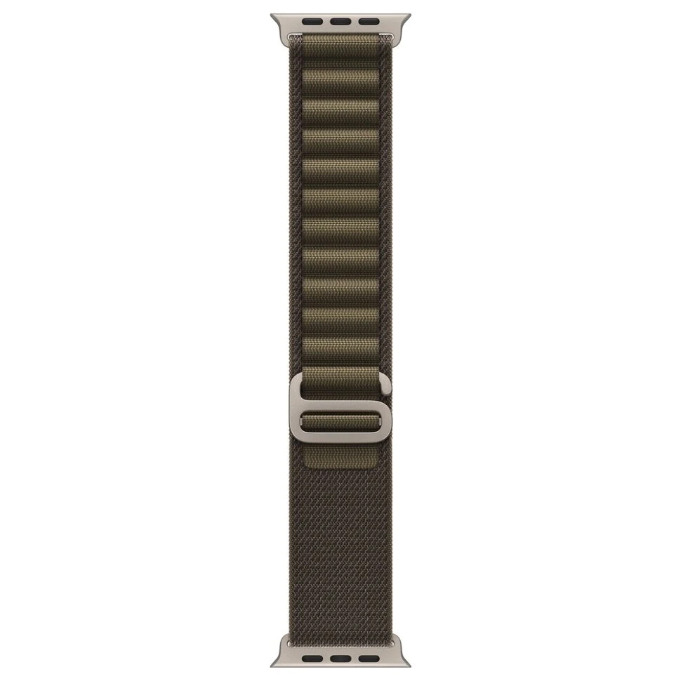 Умные часы Apple Watch Ultra 4 49mm Natural Titanium Case with Dark Olive Alpine Loop (L)