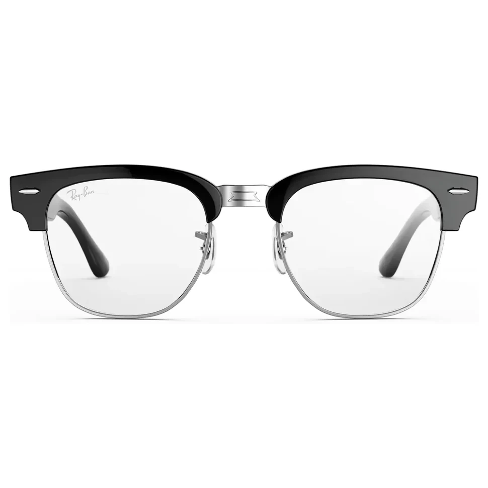 Умные очки Ray-Ban Audio Clubmaster Shiny Black Clear