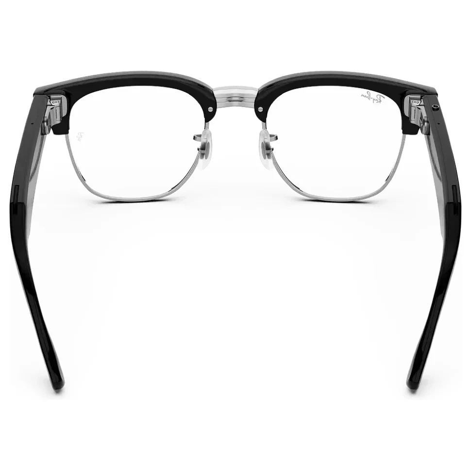 Умные очки Ray-Ban Audio Clubmaster Shiny Black Clear
