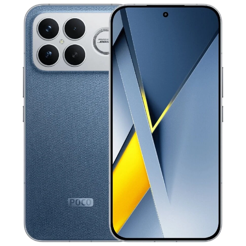 Смартфон Xiaomi POCO F8 Ultra 12/256GB Синий (Denim Blue)