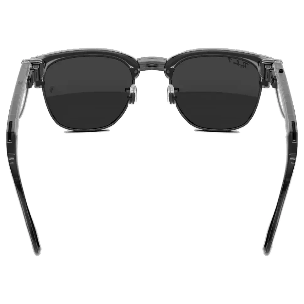 Умные очки Ray-Ban Audio Clubmaster Transparent Iron Grey/Polarized Grey