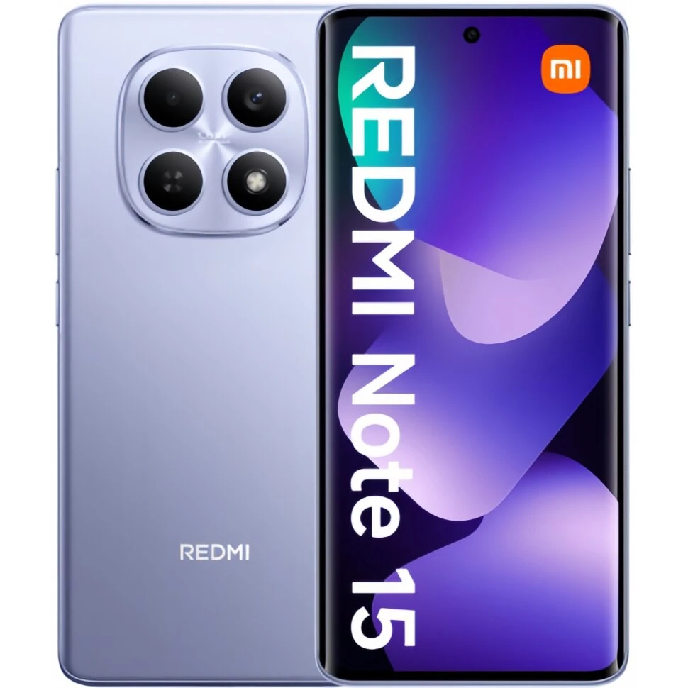 Смартфон Xiaomi Redmi Note 15 4G 8/256GB Фиолетовый (Mist Purple)