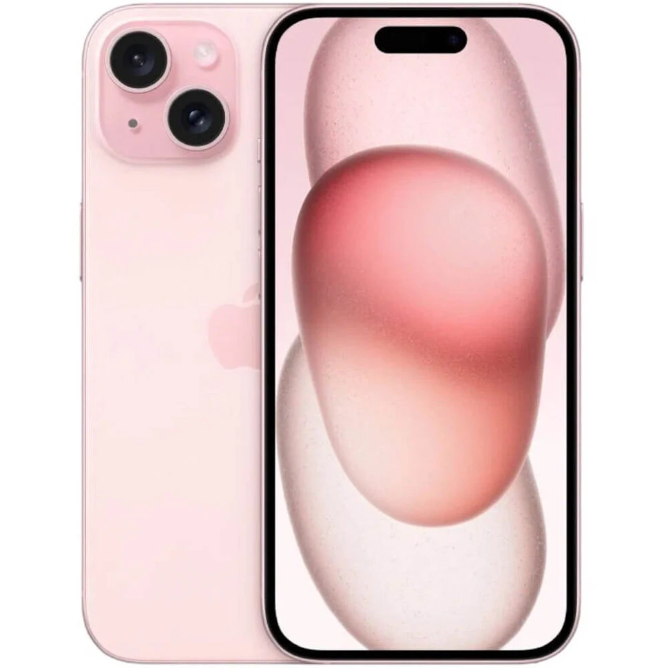 Смартфон Apple iPhone 15 128GB Розовый (Pink) Sim+eSim