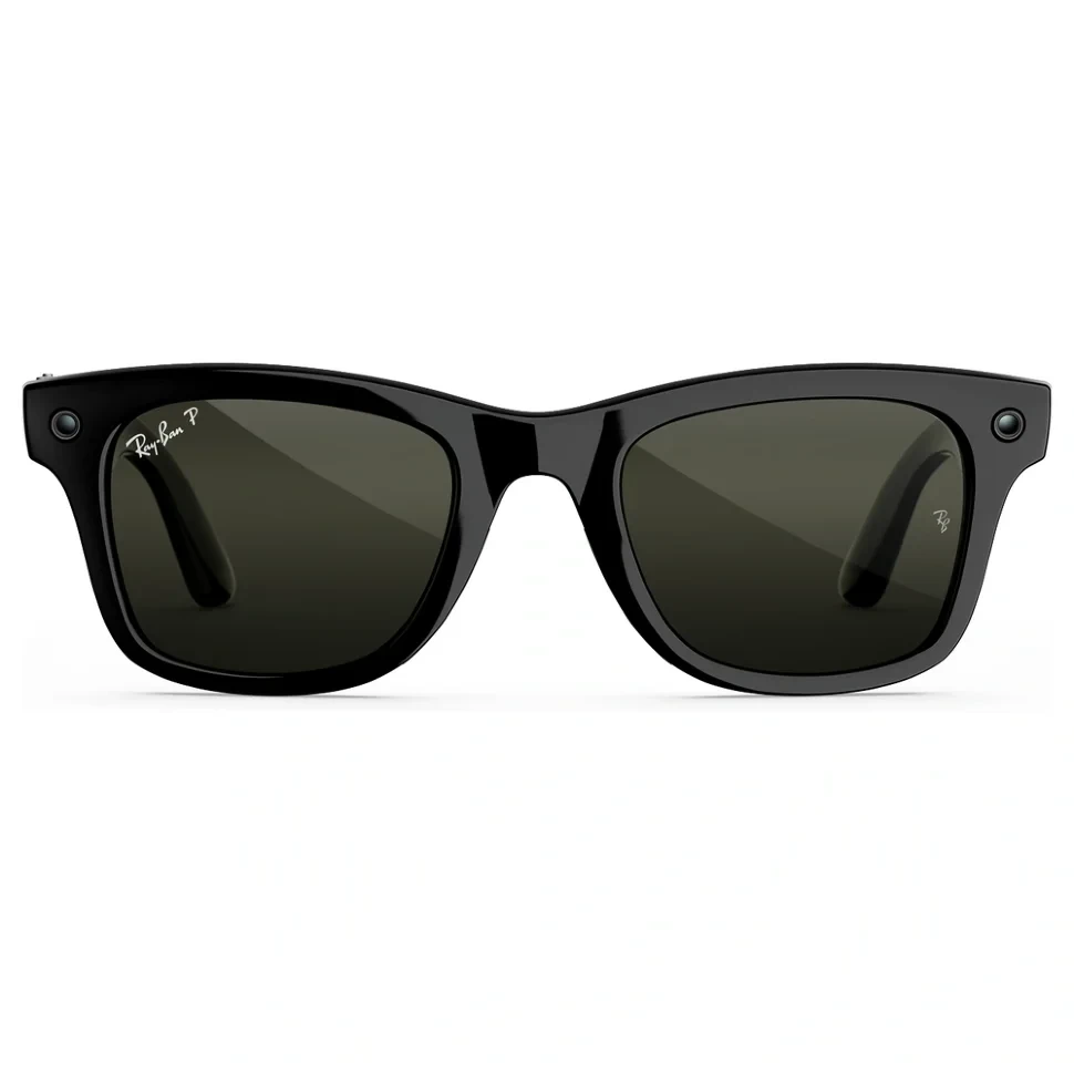 Умные очки Ray-Ban Wayfarer (Gen 3) Shiny Black Polarized Green (L)