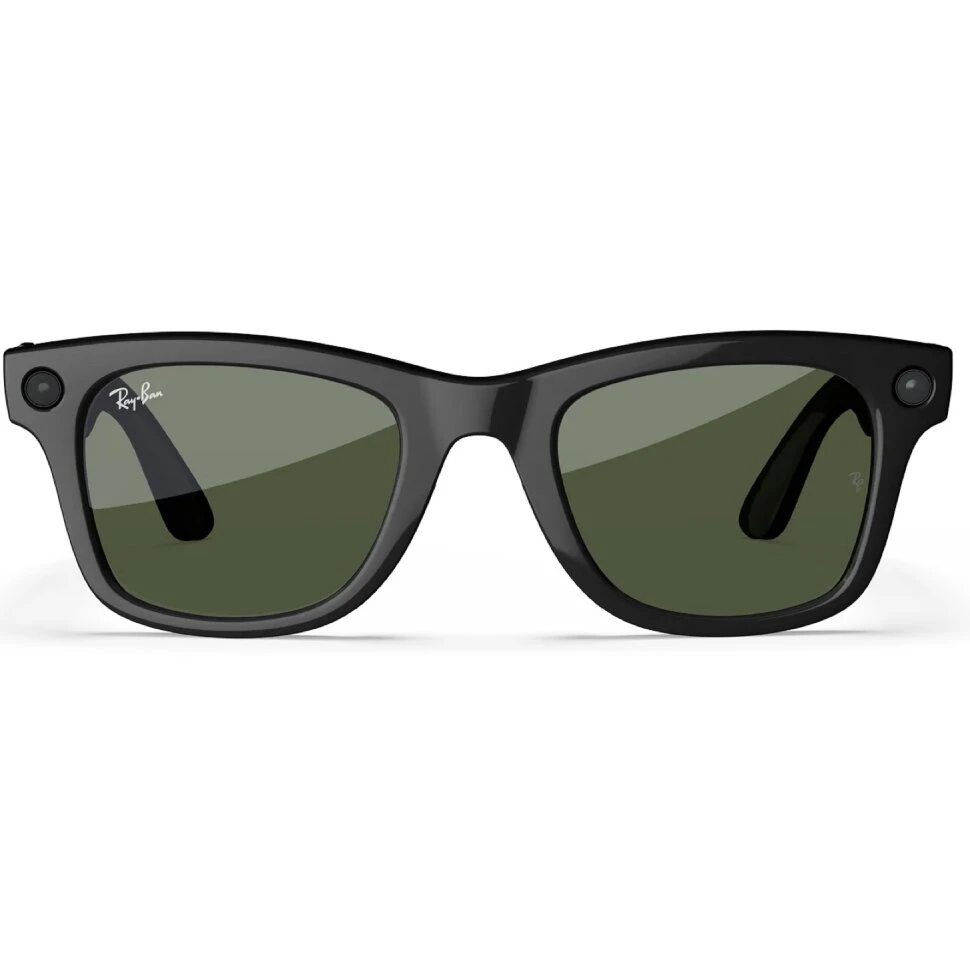 Умные очки Ray-Ban Wayfarer (Gen 2) Shiny Black G-15 Green (L)