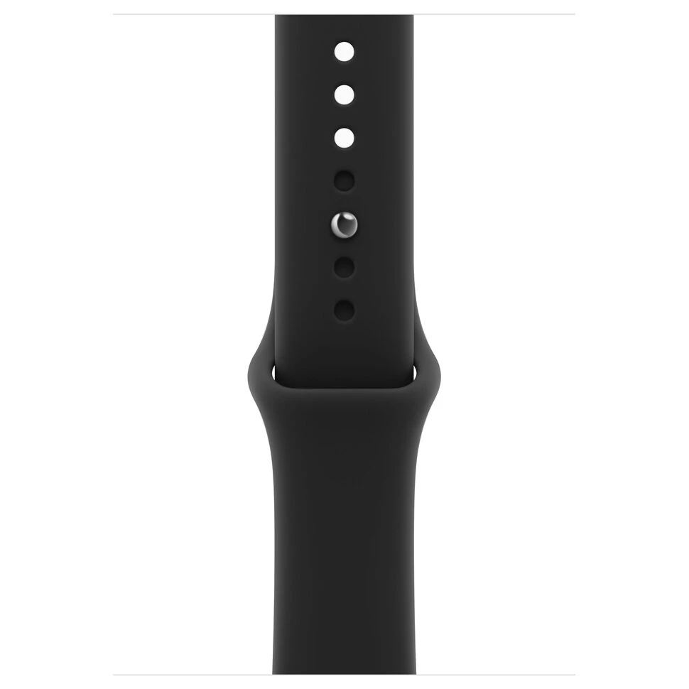 Умные часы Apple Watch Series 12 46mm Black Aluminum Case with Black Sport Band (M/L)