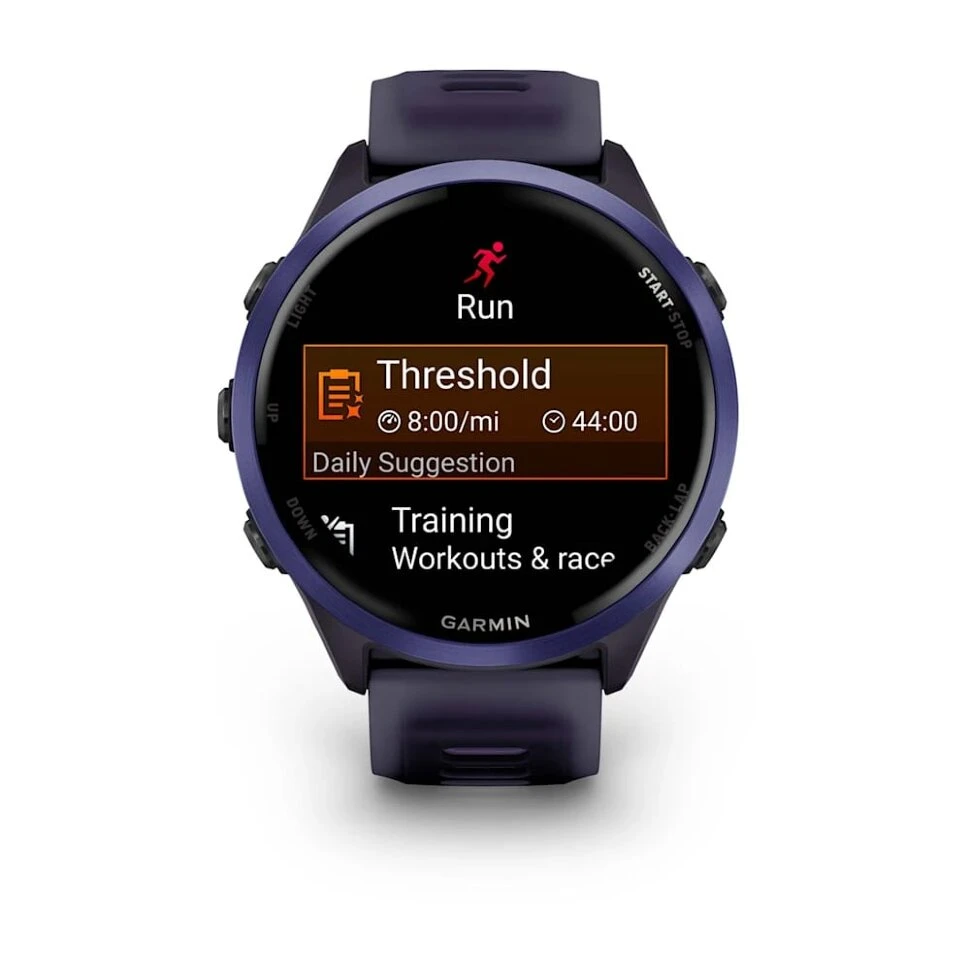 Умные часы Garmin Forerunner 570 47mm Indigo Aluminum with Translucent Imperial Purple/Indigo Band (010-02971-02)
