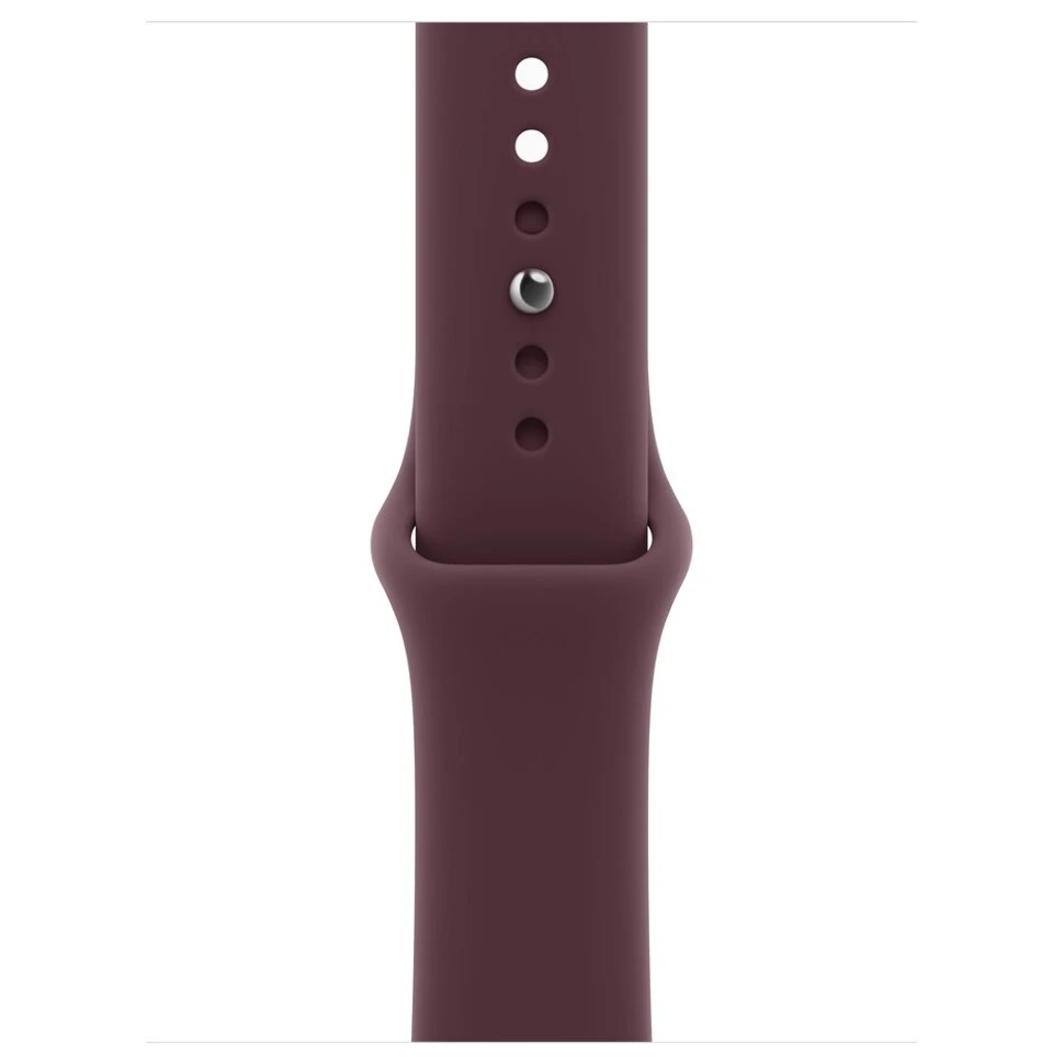 Умные часы Apple Watch Series 12 42mm Light Gold Aluminum Case with Burgundy Sport Band (S/M)