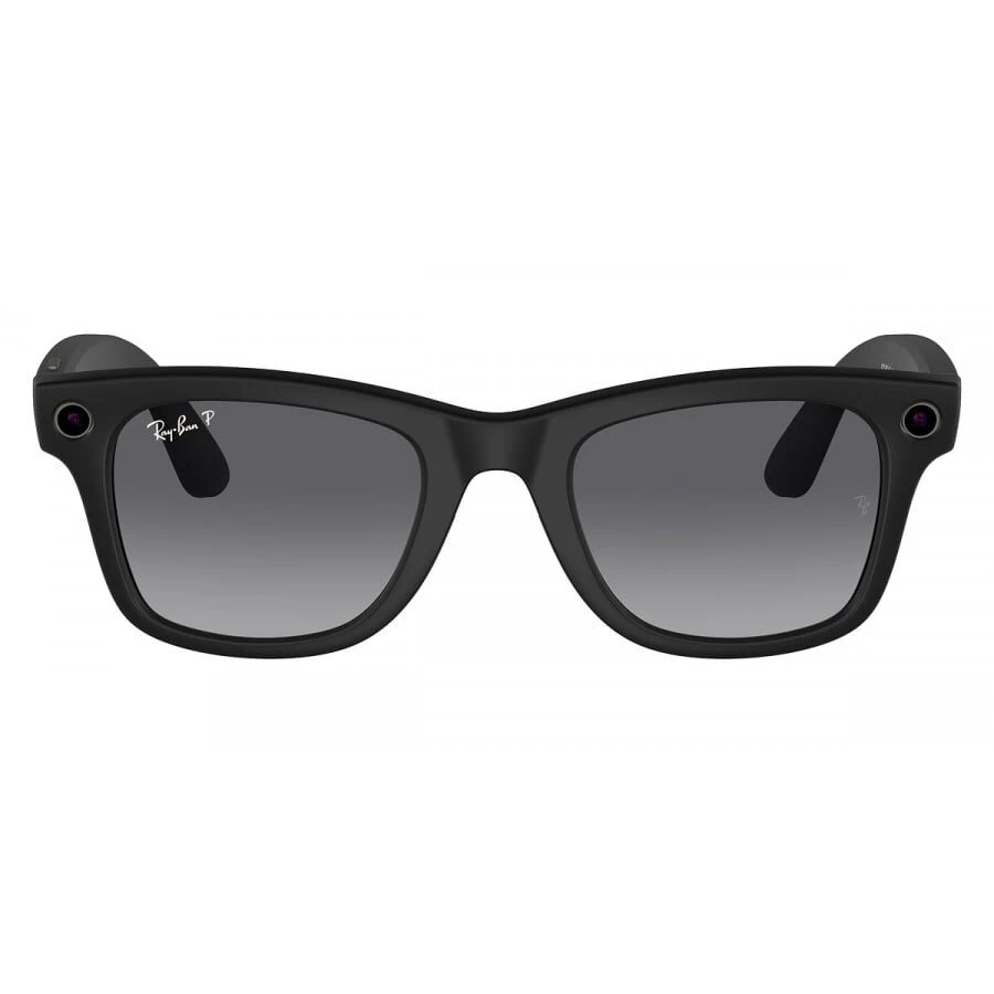 Умные очки Ray-Ban Wayfarer Matte Black/Polarized Graphite Gradient (RW4006)