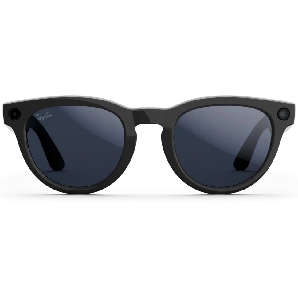 Умные очки Ray-Ban Headliner (Gen 2) Shiny Black Clear/Sapphire Transitions (RW4013)