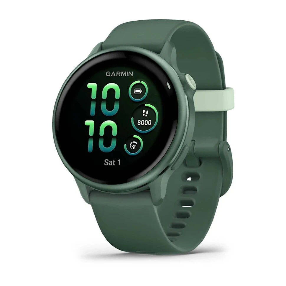 Умные часы Garmin Vivoactive 6 Metallic Jasper Green with Jasper Green Band (010-02985-02)