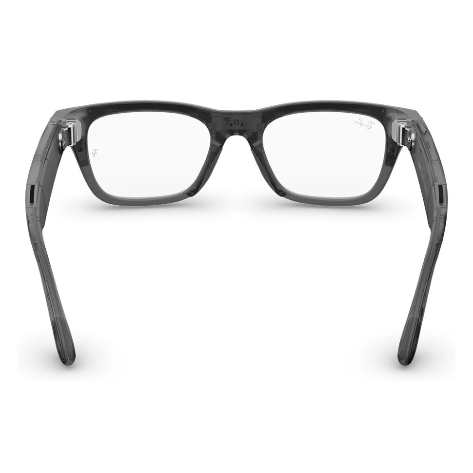 Умные очки Ray-Ban Meta Blazer Optics (Gen 2) Matte Transparent Ice Grey (M) (RW7001)