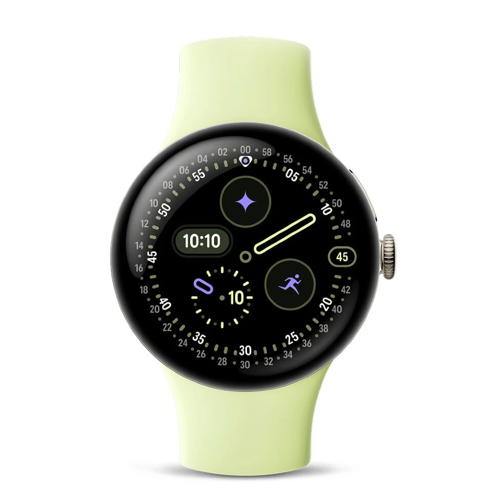Умные часы Google Pixel Watch 4 41mm Wi-Fi Золотой/Желтый (Champagne Gold/Lemongrass)