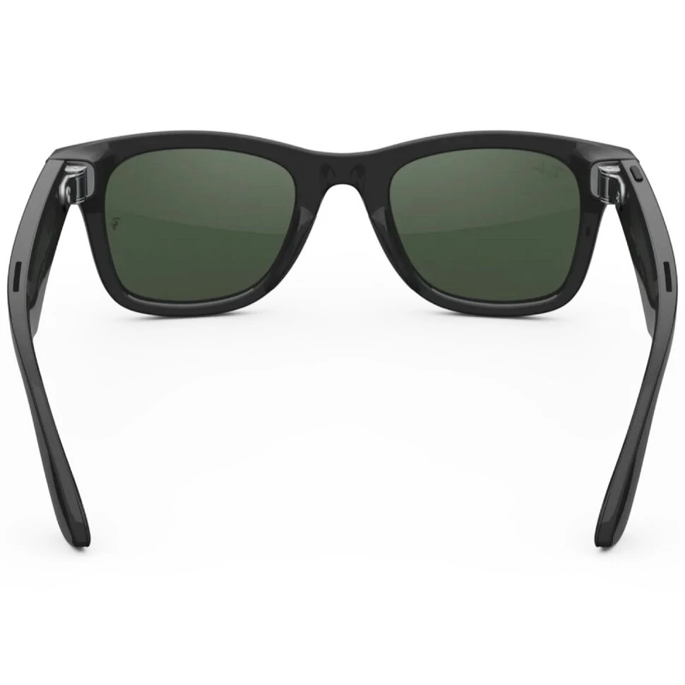 Умные очки Ray-Ban Wayfarer (Gen 2) Shiny Black Clear/Graphite Green Transitions (L)