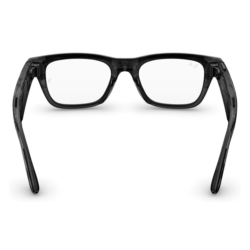 Умные очки Ray-Ban Meta Blazer Optics (Gen 2) Shiny Transparent Black (M) (RW7001)