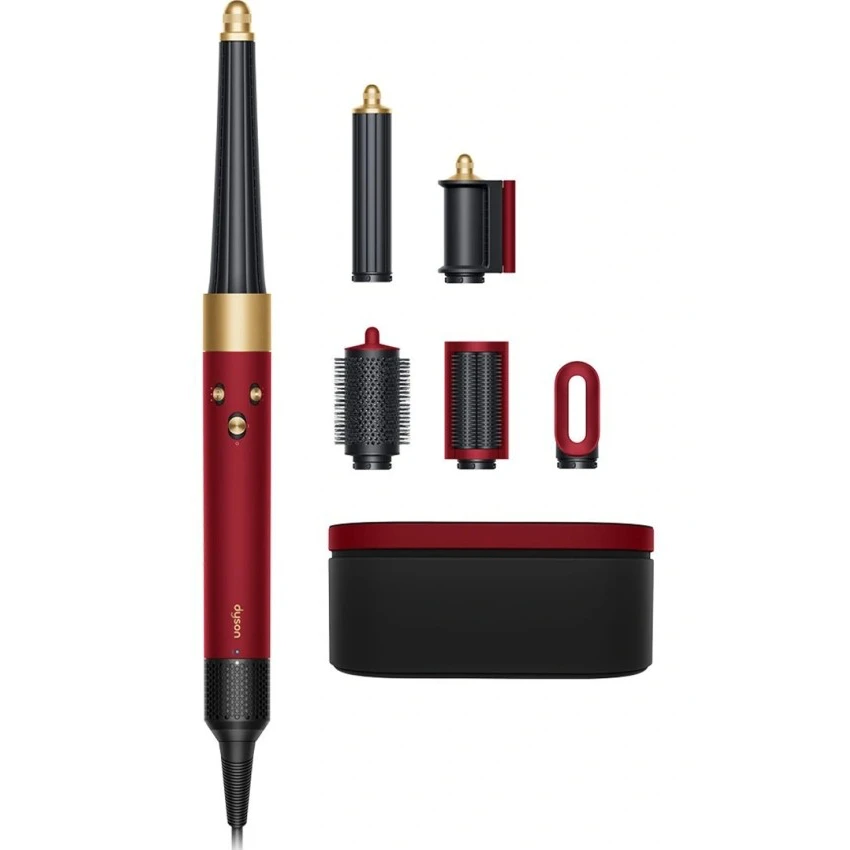 Стайлер Dyson Airwrap ID HS08 Straight+Wavy Red velvet/Gold (Вилка CN)