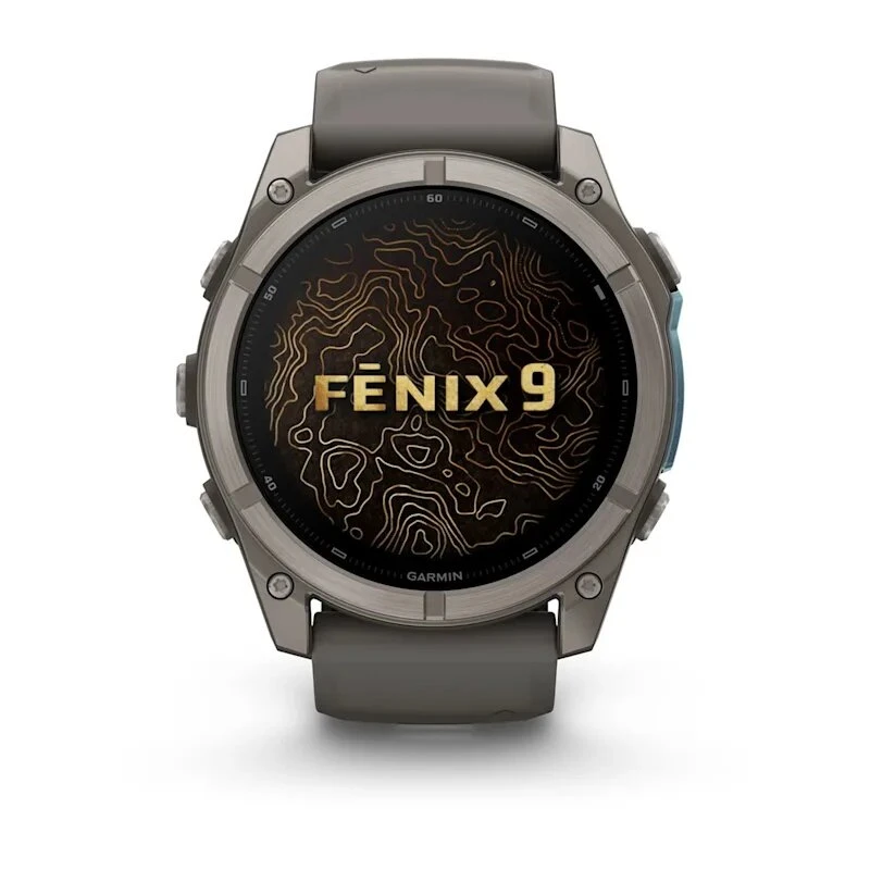 Умные часы Garmin Fenix 9 51mm Titanium with Pebble Grey Silicone Band (010-04763-01)