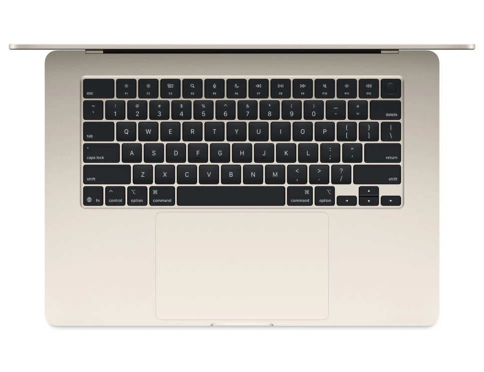 Ноутбук Apple MacBook Air 15 2025 MW1K3 (M4 10-Core GPU, 16/512GB) Сияющая звезда (Starlight)
