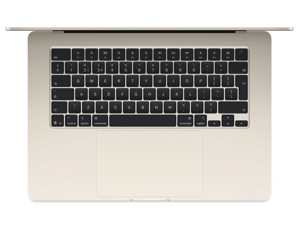 Ноутбук Apple MacBook Air 15 2025 MW1K3 (M4 10-Core GPU, 16/512GB) Сияющая звезда (Starlight)