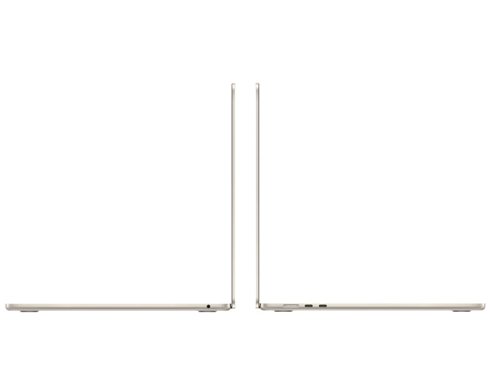 Ноутбук Apple MacBook Air 15 2025 MW1K3 (M4 10-Core GPU, 16/512GB) Сияющая звезда (Starlight)