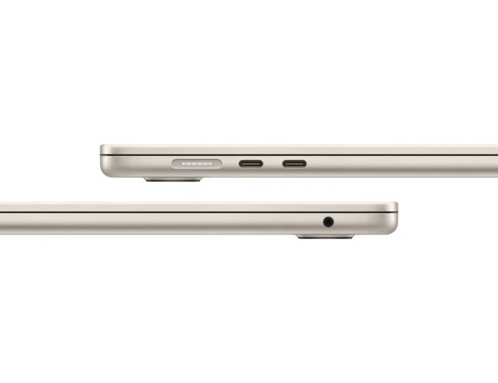 Ноутбук Apple MacBook Air 15 2025 MW1K3 (M4 10-Core GPU, 16/512GB) Сияющая звезда (Starlight)