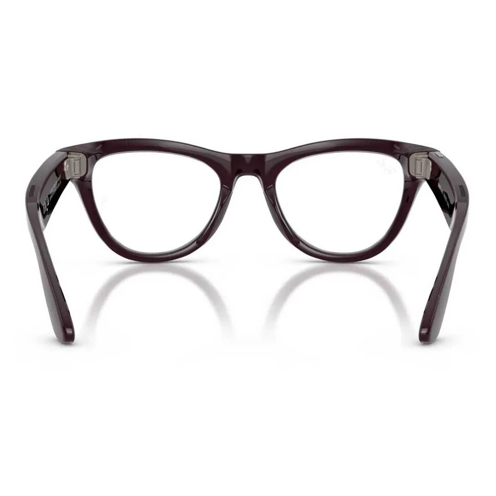 Умные очки Ray-Ban Skyler (Gen 2) Shiny Black/Clear Amethyst Transitions (RW4014)