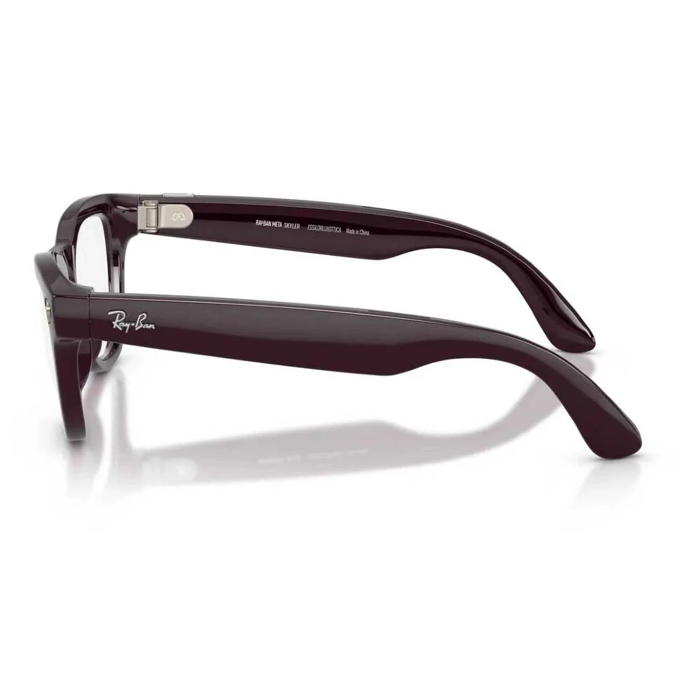 Умные очки Ray-Ban Skyler (Gen 2) Shiny Black/Clear Amethyst Transitions (RW4014)