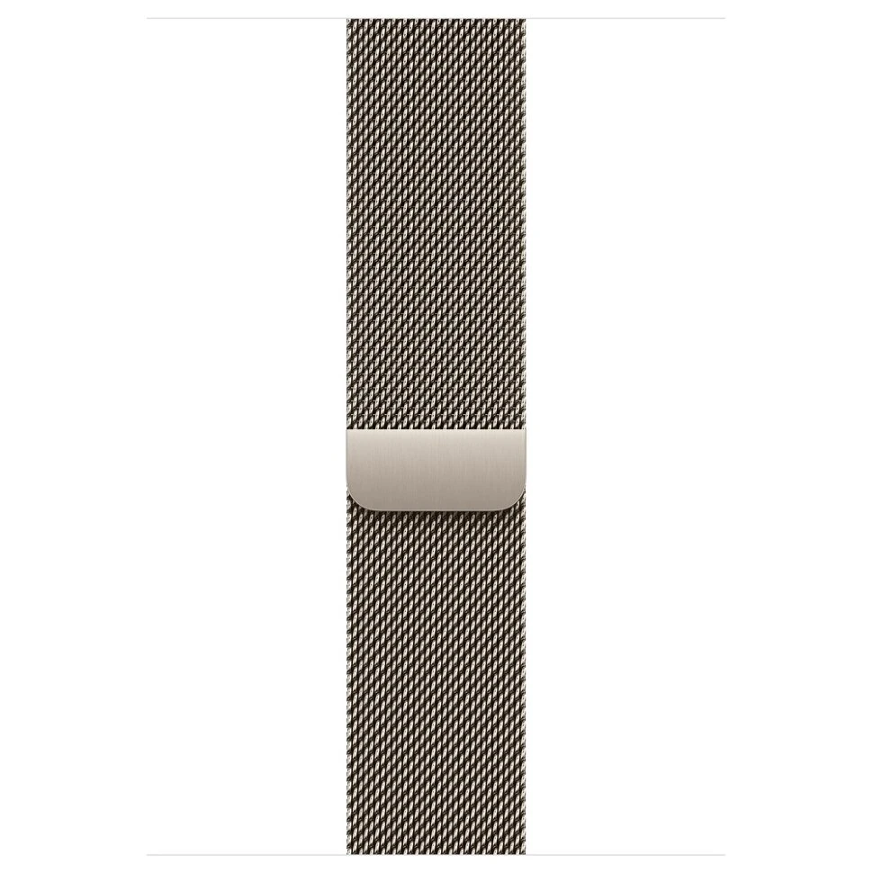 Умные часы Apple Watch Series 12 46mm Natural Titanium Case with Natural Milanese Loop (S/M)