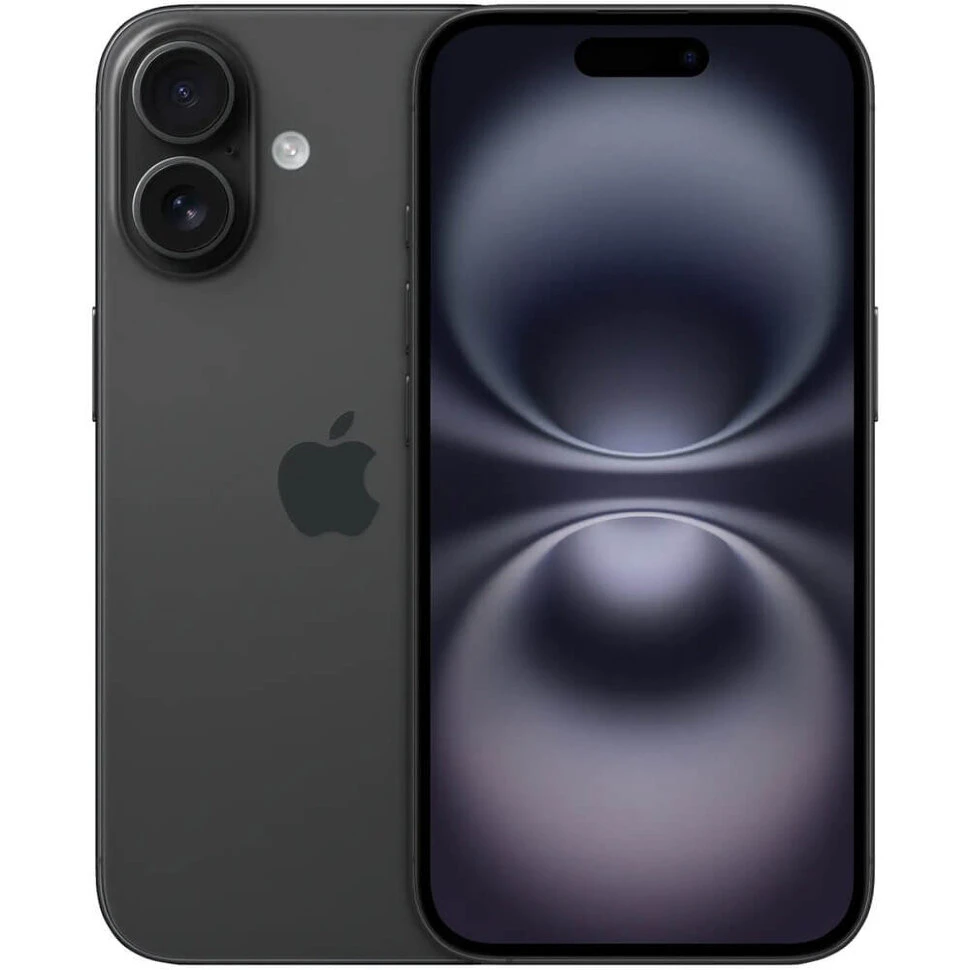 Смартфон Apple iPhone 16 128GB Черный (Black) Sim+eSim