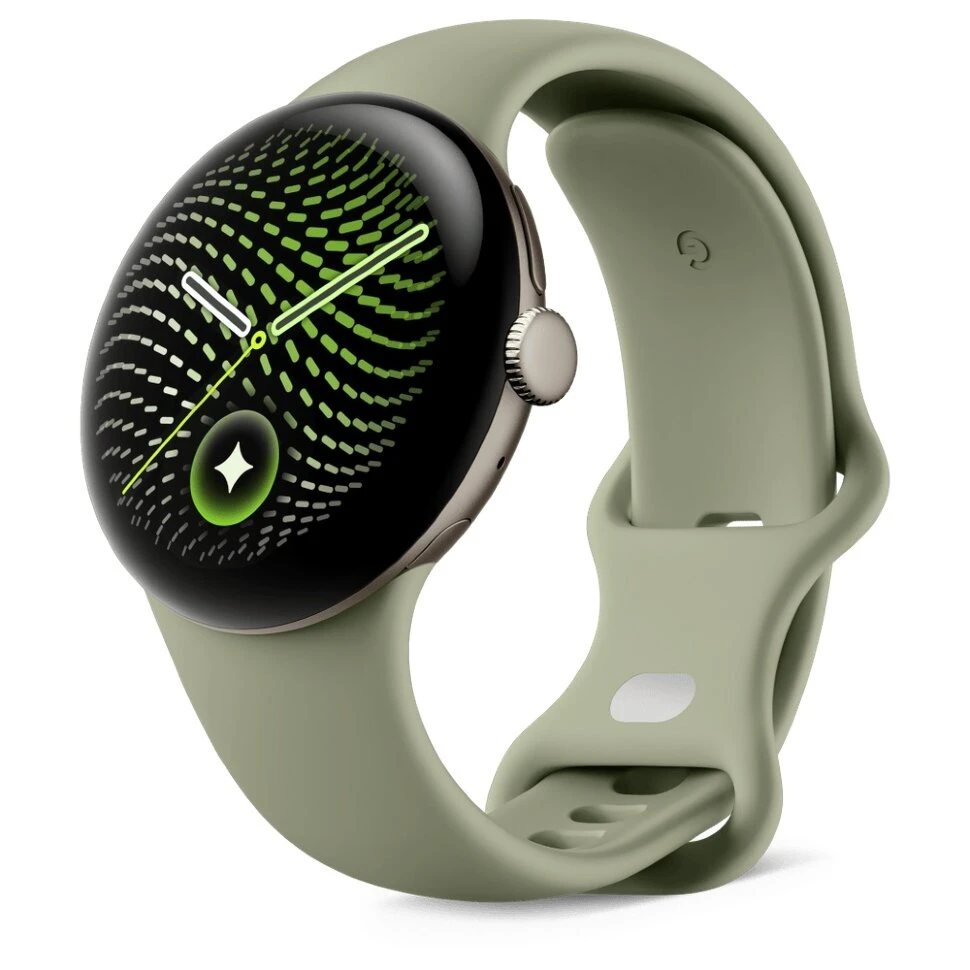 Умные часы Google Pixel Watch 5 41mm Wi-Fi Зеленый (Satin Pyrite/Olive)