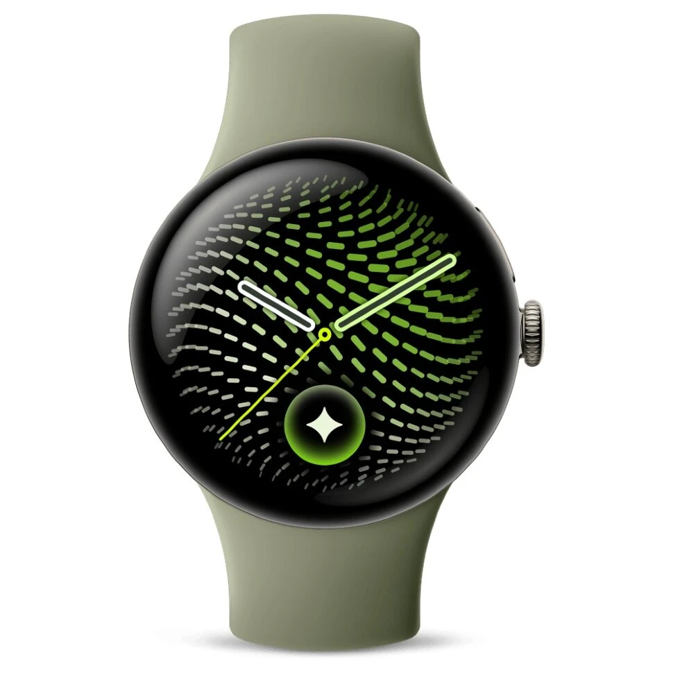 Умные часы Google Pixel Watch 5 41mm Wi-Fi Зеленый (Satin Pyrite/Olive)