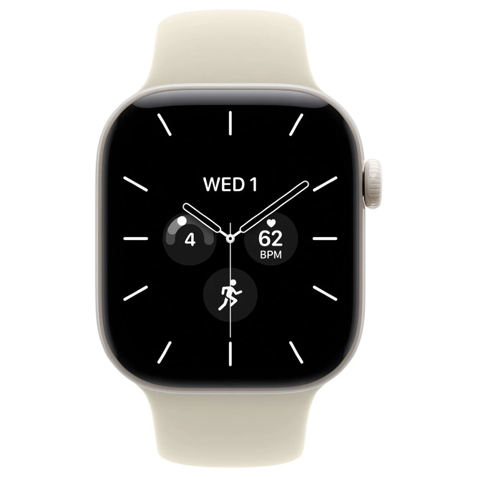 Умные часы Apple Watch Series 12 42mm Pearl White Ceramic Case with Sand Sport Band (M/L)