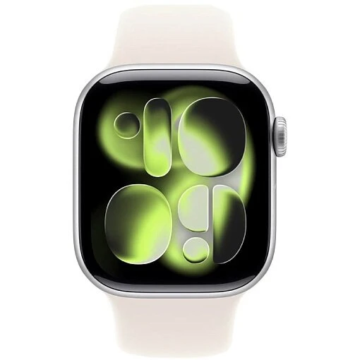 Умные часы Apple Watch Series 11 46mm Silver Aluminum Case with Light Blush Sport Band (M/L)